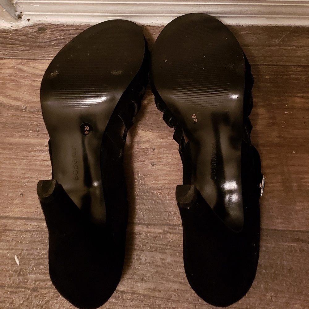 BCBGirls black open toe heels - Picture 4 of 4